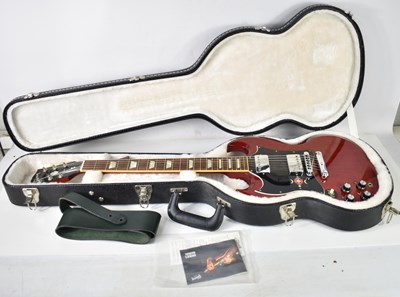 Lot 378 - A Gibson SG Standard left handed electric...