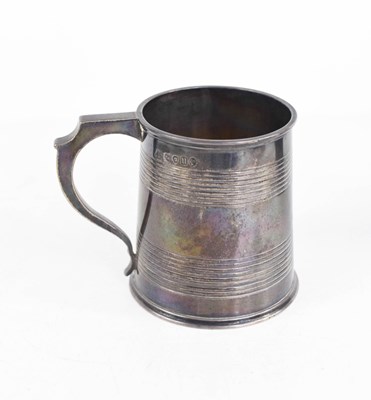 Lot 345 - A silver tankard by Thomas of 153 New Bond...