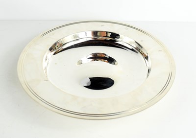 Lot 420 - A Mappin and Webb silver alms dish, 22cm...