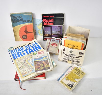 Lot 331 - A group of vintage maps to include London...