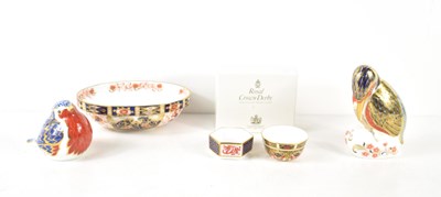 Lot 104 - A Royal Crown Derby 1128 old Imari miniature...