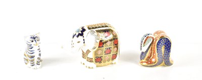 Lot 102 - A group of Royal Crown Derby paperweights...