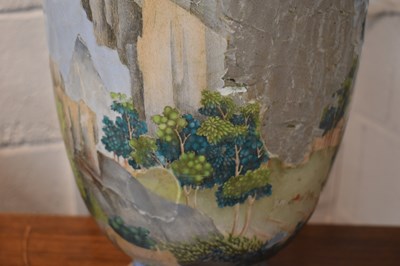 Lot 22 - A large Canton enamel vase, Qing Dynasty,...