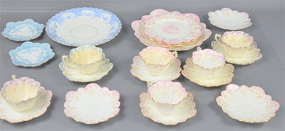 Lot 183 - A vintage Foley part tea service, RD number...