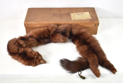 Lot 372 - A vintage Harrods of London Mink fur stole,...