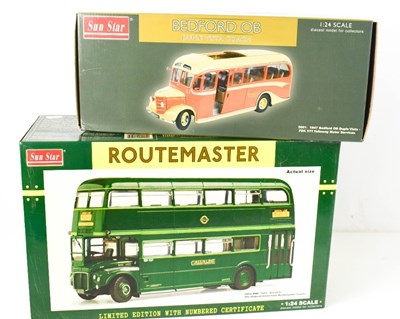 Lot 382 - A Sun Star 1:24 Routemaster bus, original...