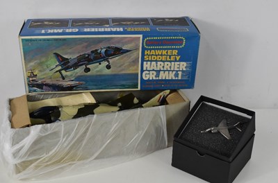 Lot 348 - A battery operated harrier, boxed, and a...