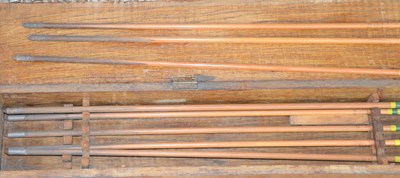 Lot 290 - A 19th century Yew wood longbow by Thomas...