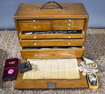 Lot 410 - A Neslein Engineers tool chest complete with...