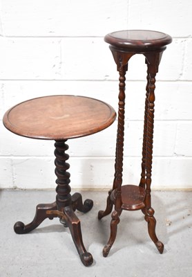 Lot 458 - A 19th century mahogany occasional table with...