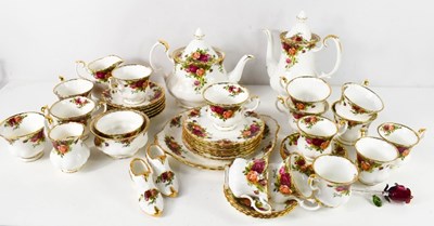 Lot 110 - A Royal Albert "Old Country Roses" tea and...