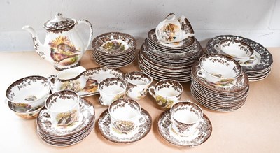 Lot 146 - A Palissy part dinner service in the Game...