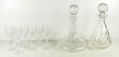 Lot 185 - A set of six Waterford Crystal sherry glasses...