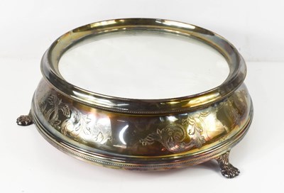 Lot 282 - A large and impressive silver plated wedding...