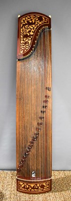 Lot 313 - A Chinese Guzheng or zither, made in the...