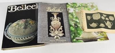 Lot 99 - A group of Belleek reference books, comprising...