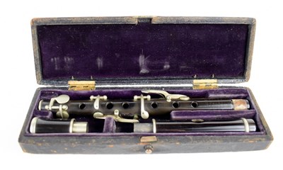 Lot 396 - A Rudall Carte & Co. Ltd., picollo flute...