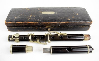 Lot 396 - A Rudall Carte & Co. Ltd., picollo flute...