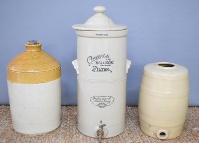 Lot 175 - A vintage stoneware Cheavin's Saludor save...