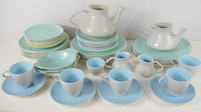 Lot 126 - A Poole Pottery part tea and dinner service,...