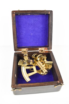 Lot 225 - A brass sextant by Stanley of London, 1922,...