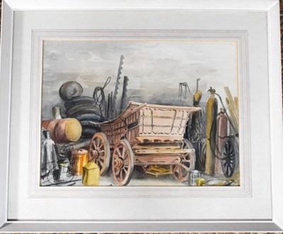 Lot 41 - Gladys Rees Teesdale (1898-1985): 'Wagon', a...