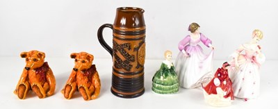 Lot 133 - Two Royal Doulton figurines comprising Blithe...