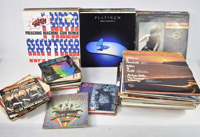 Lot 391 - A large collection of vintage vinyl records...