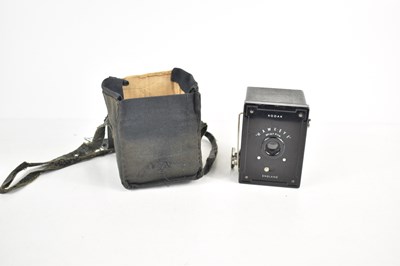 Lot 213 - A Kodak Hawkeye camera with original canvas...