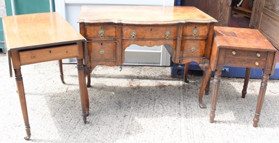 Lot 451 - A mahogany Pembroke table with two drawers...