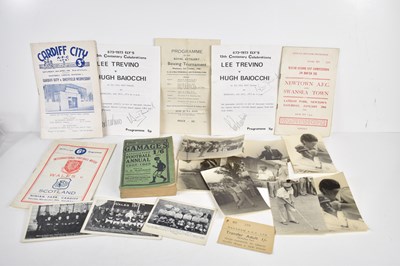 Lot 290 - Sporting ephemera: Two golf programmes signed...