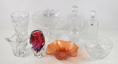 Lot 127 - A quantity of crystal and glassware to include...