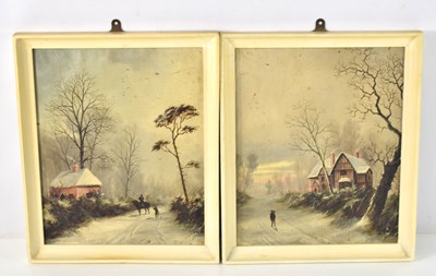 Lot 358 - Jacobs (20th century) Two oil on boards...