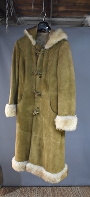 Lot 265 - A vintage Kestila ladies suede coat produced...