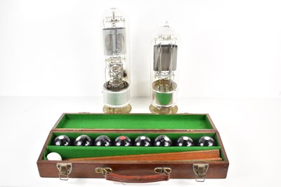 Lot 174 - Two vintage transmitting triodes, one example...