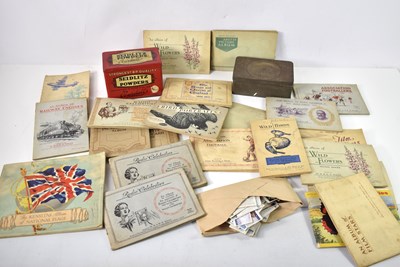 Lot 194 - A collection of cigarette cards in various...