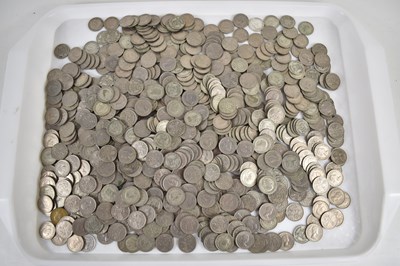 Lot 309 - A quantity of sixpence coins to include silver...