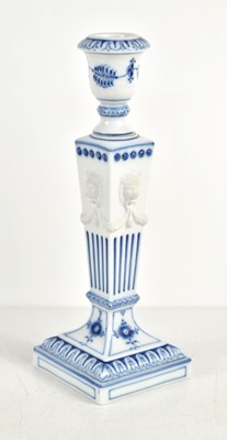 Lot 57 - A Royal Copenhagen porcelain candlestick in...