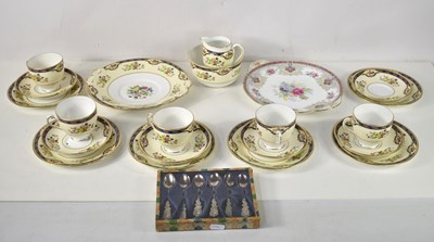 Lot 86 - A Tuscan China part tea service made...