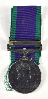 Lot 261 - A Campaign Service Medal with 'Borneo' Clasp...