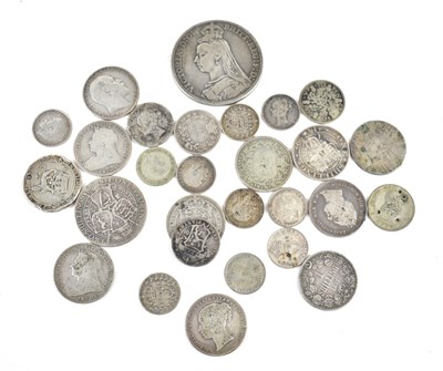 Lot 308 - A quatity of silver coins to include a Queen...