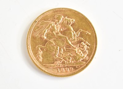 Lot 260 - A gold full sovereign, Victoria 1899.