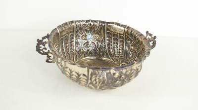 Lot 392 - A late Victorian twin handled silver bon bon...