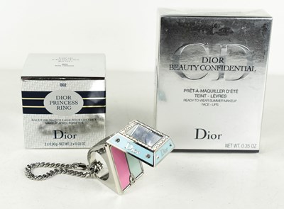 Lot 370 - Christian Dior a Dior Princess ring make-up...