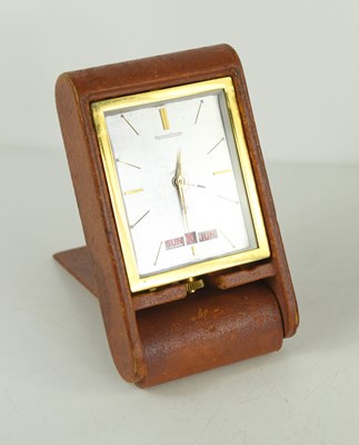 Lot 283 - A Jaeger Le Coultre Art Deco travel clock with...