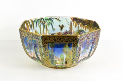 Lot 69 - A Wedgwood Fairyland lustre octagonal bowl...