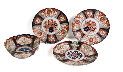 Lot 34 - A group of 19th century Imari pattern...