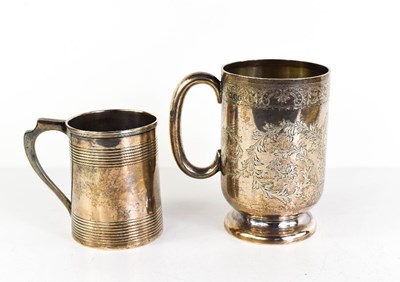 Lot 329 - A silver Edwardian tankard by Hukin & Heath,...