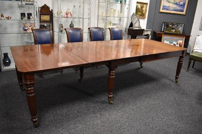 Lot 458 - A fine 19th century mahogany extending dining...