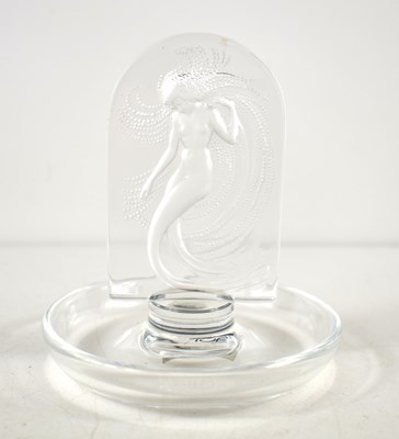 Lot 55 - A Lalique "Naiade" design trinket dish,...